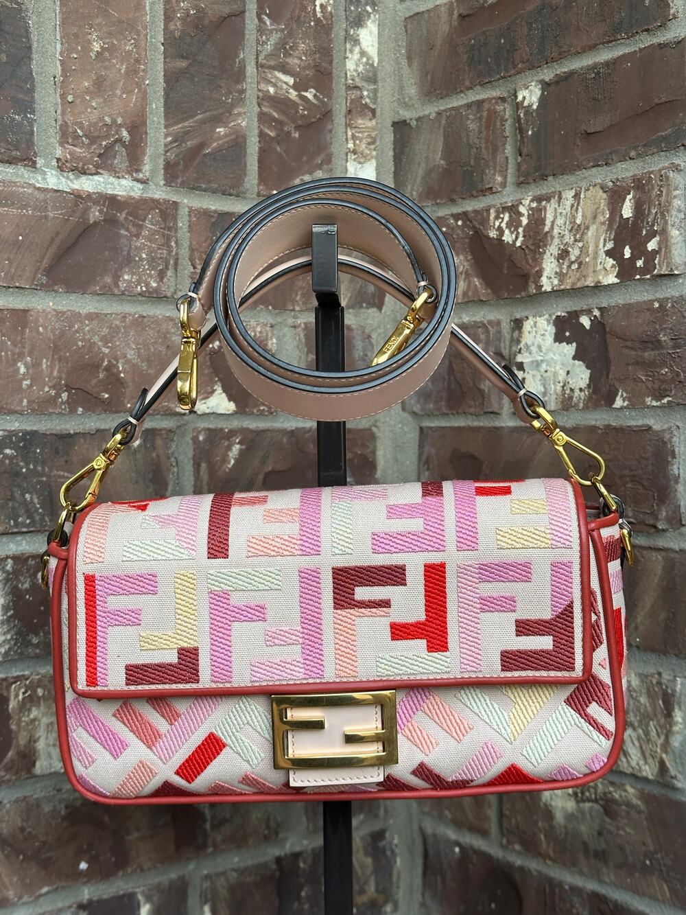 Fendi Baguette Lunar Bloody Mary 42656*